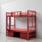汉诺鑫威上下铺双层床实木营具宿舍单人床实木双层床[带床下柜]