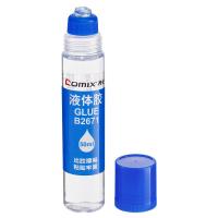 齐心 B2671 胶水(50ml)办公液体学生透明强力胶水财务用品中号液体胶(一瓶装)