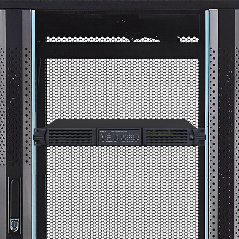 润普Runpu RP-GF4S-1000W 国产化专业音频系统音箱音响功放1U4通道1000W大功率数字功放高清大图