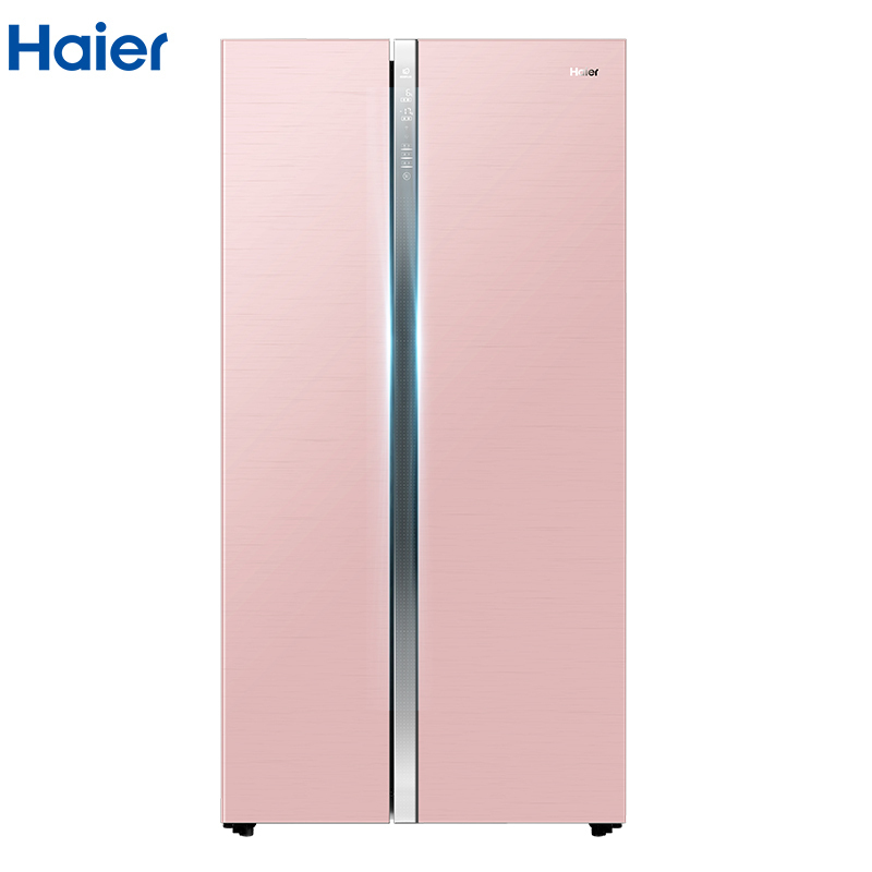 海尔(Haier)BCD-625WDGEU1 625升对开门冰箱 干湿分储 风冷无霜 玫瑰金 新国标一级能耗 家用电冰箱