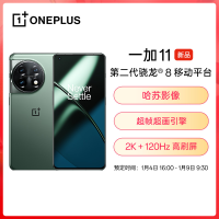OPPO 一加 11 16GB+512GB 一瞬青 第二代骁龙 8 哈苏影像 2K + 120Hz 高刷屏 超帧超画引擎