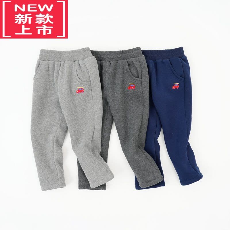 可莉允清 外穿棉裤 儿童夹棉棉裤 男童女童保暖长裤 冬季校裤 冬装保暖裤图片