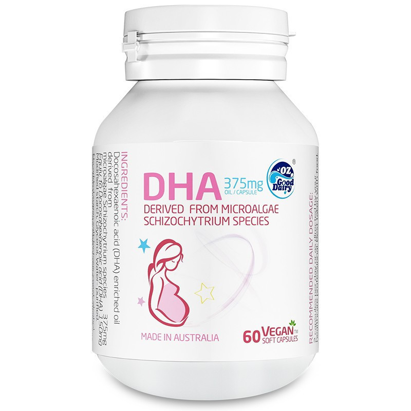 OZ Good Dairy 澳乐乳婴幼儿DHA藻油胶囊植物软胶囊90粒/瓶
