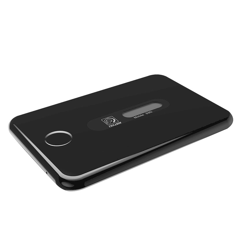 特科芯(TEKISM)TEK2 PRO 256GB 指纹移动固态硬盘亮黑尊享版红点奖作品