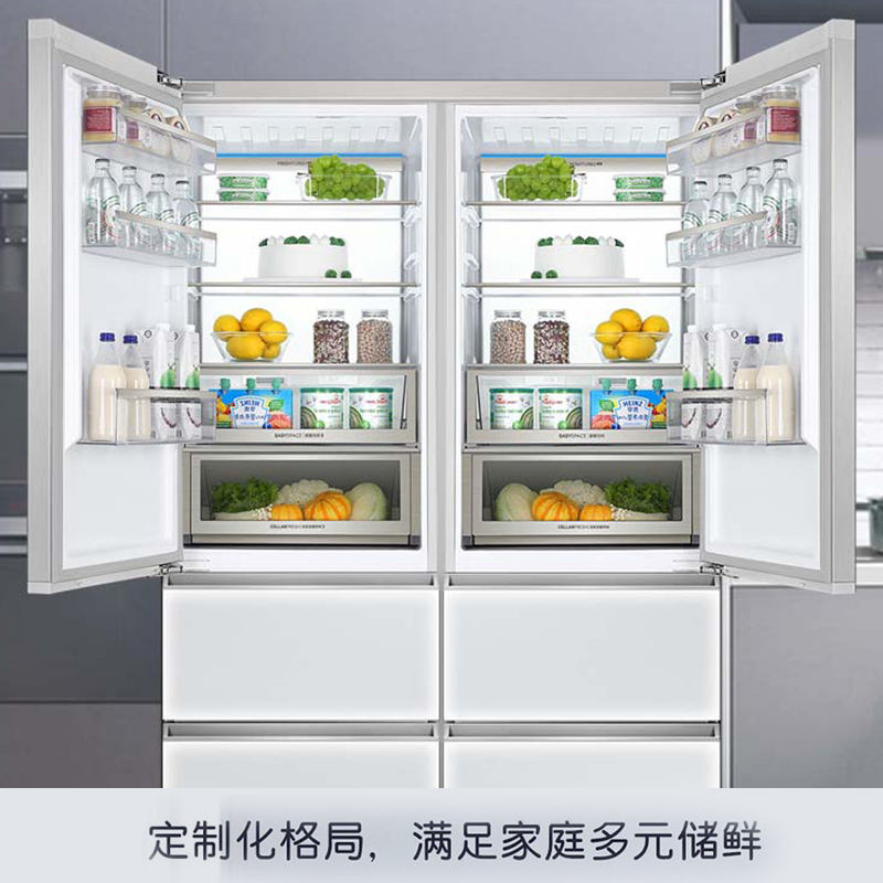 卡萨帝(Casarte)超薄零嵌400升三门冰箱 零距离平嵌 低氧窖藏养鲜 三档变温BCD-400WLCI3M4W1U1