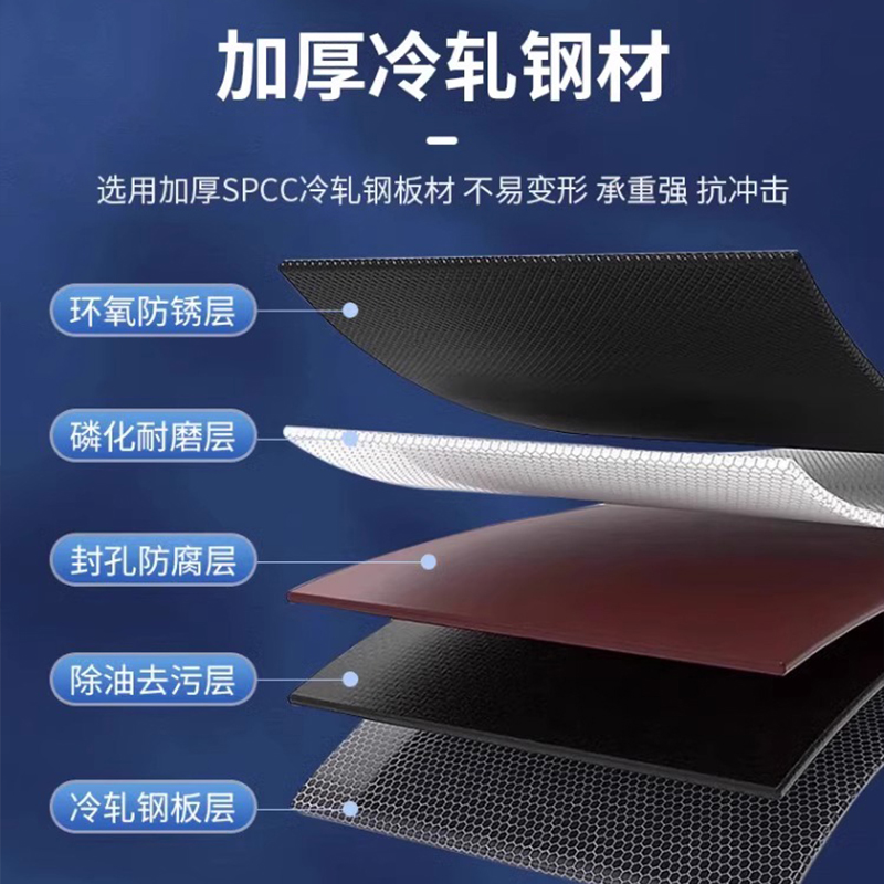 高翊柏 11060295 保密柜 950*550*420mm 单门密码款(灰白套)1.4mm厚 资料档案柜器材柜文件柜高清大图