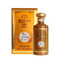 茅台 白金酒 坤酱6(黄) 53度 500ml*2瓶装 礼盒装 酱香型白酒