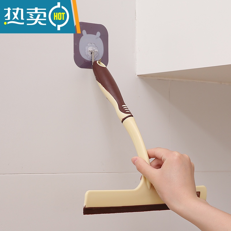 敬平玻璃刮水器擦窗器清洁器家用窗户清洁工具器清洗玻璃刮搽玻璃器 升级款 可旋转灰色(27cm)加长加厚优质刮水擦玻璃器高清大图