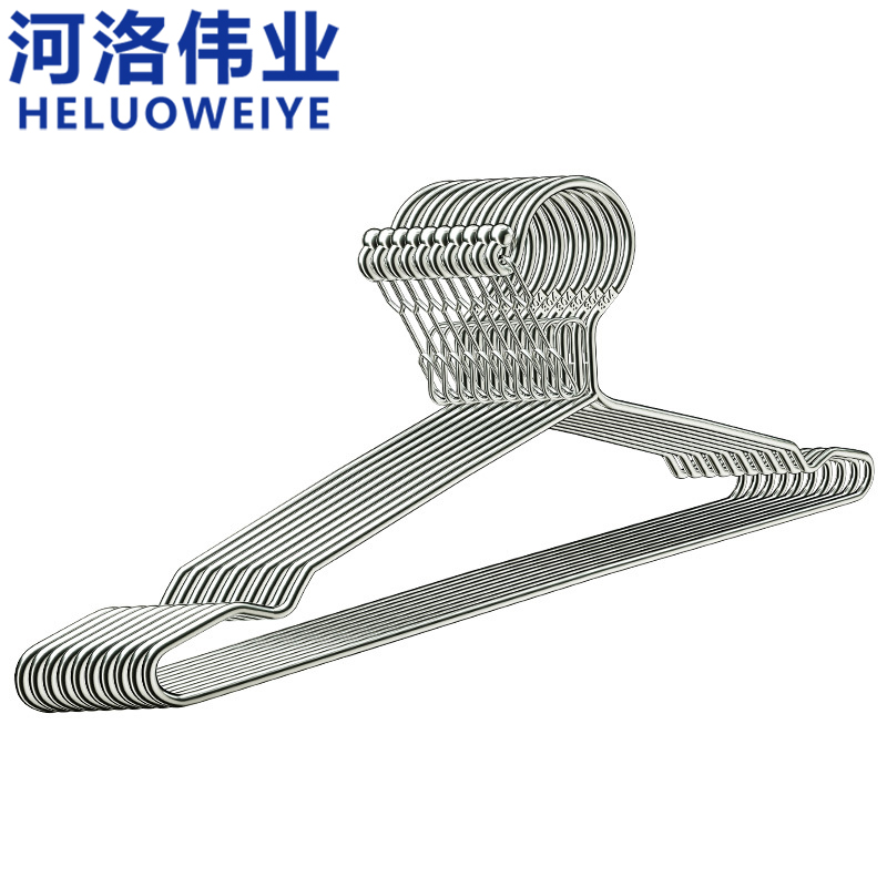 河洛伟业不锈钢衣架防风款50cm组