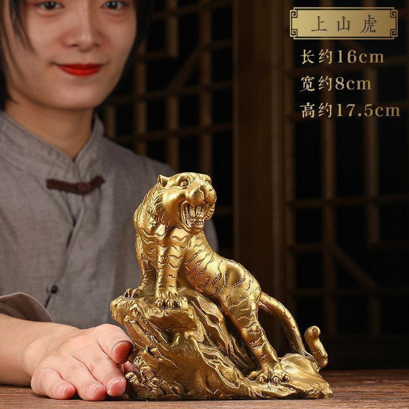 美帮汇铜老虎 铜铜虎 铜 十二生肖虎客厅摆件高清大图