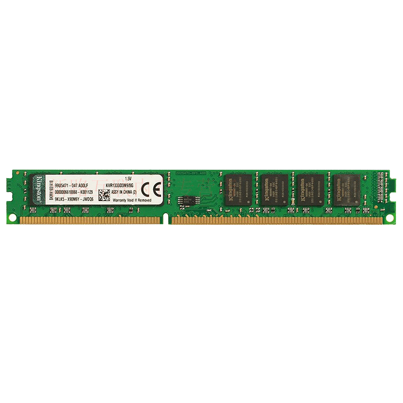 金士顿(kingston)8G DDR3 1333 台式机内存条 KVR1333D3N9/8G