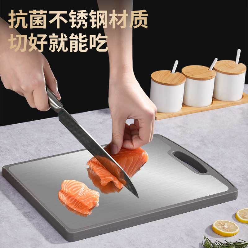 赫巴兹乌檀木高端抗菌防霉家用实木粘板切菜板案板旗舰砧板高清大图