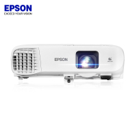 爱普生(EPSON)CB-2142W商务办公会议投影机+阿波罗100英寸16:10电动遥控幕布+翔禾电动升降吊架