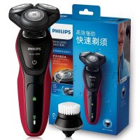 飞利浦PHILIPS电动剃须刀S5095/58 1小时快充 多功能理容 全身水洗 刮胡刀 配洁面刷头