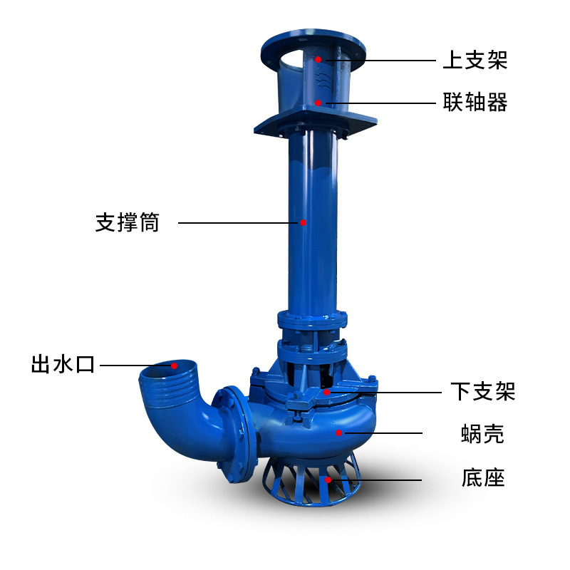 中锐智采 泵轴 适用于NSL80-25立式不阻塞吸沙泵的泵轴 NSL型河道抽沙专用排污泵泵轴