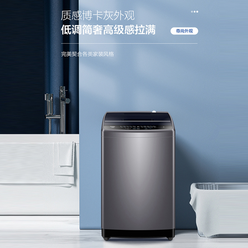 海尔 (Haier) EB90M30Max1 波轮洗衣机大容量9kg桶自洁二级能效 家用全自动下排水租房节能洗衣机