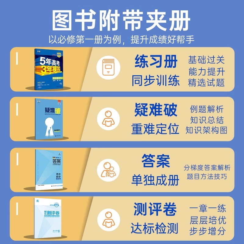 [高一下]物理 必修第二册 人教 高中通用 [正版]高一2024版五年高考三年模拟语文数学物理英语化学生物政治历史地理必高清大图