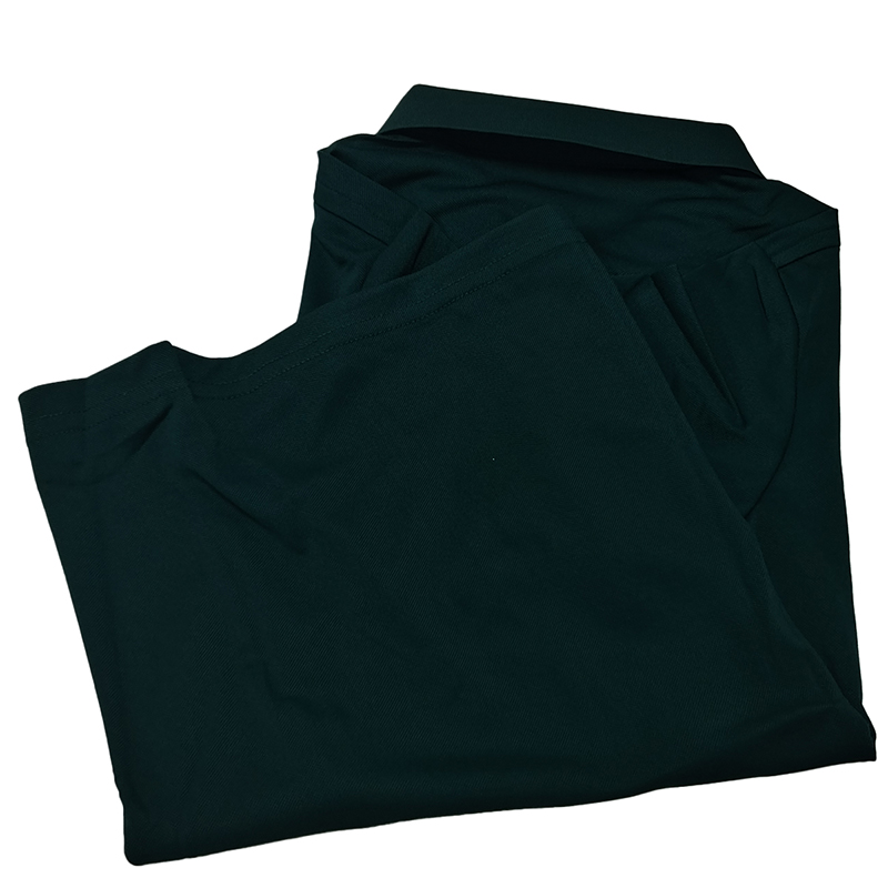 鸽护 短袖POLO定制 仿棉墨绿 件高清大图