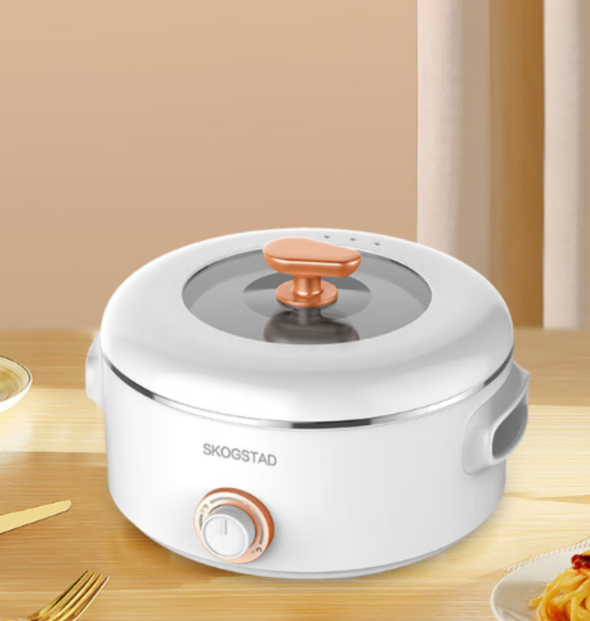 思嘉思达-伊丽陶晶锅 SKD-G0067 1360瓦旋钮控制3.5升大容量铝合金不粘内锅