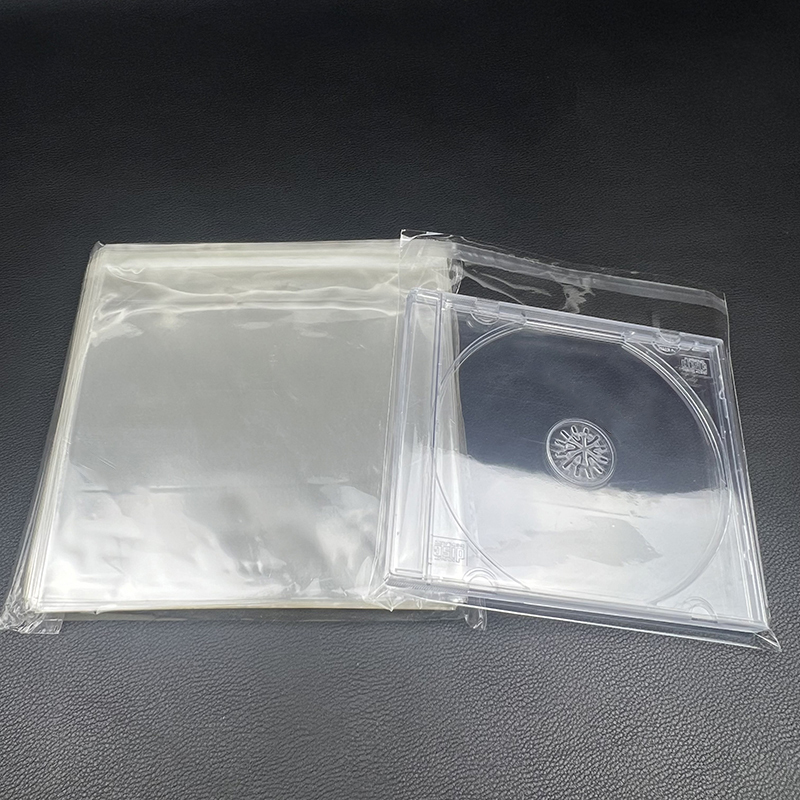 新款CD盒防尘袋透明外袋DVD盒包装袋自封袋光盘盒蓝光盒袋子光碟壳袋高清大图