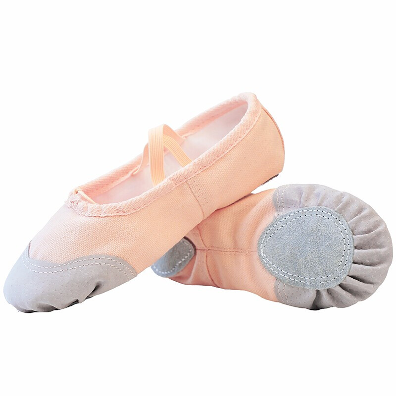 迪鲁奥diluao儿童舞蹈鞋女童练功鞋肉色软底鞋幼儿跳舞猫爪鞋加绒加厚