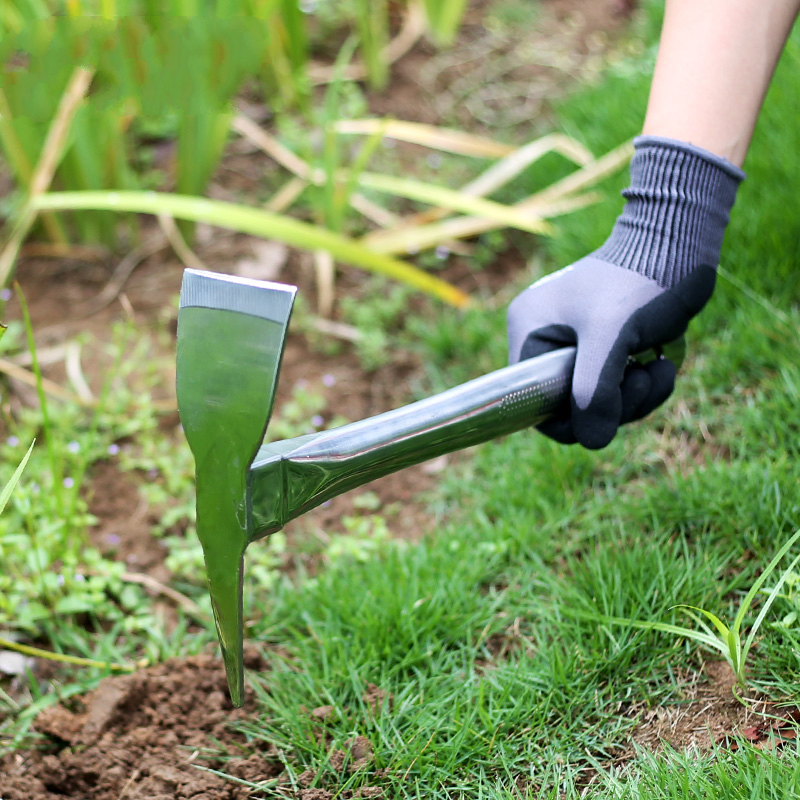 不锈钢两用锄头除耙子农具种菜种地钓鱼小锄头花锄农用园艺工具