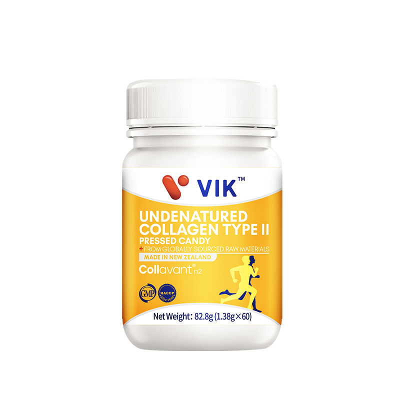 VIK非变性II型关节软骨胶原氨糖60粒 新西兰原装进口 养护关节健康