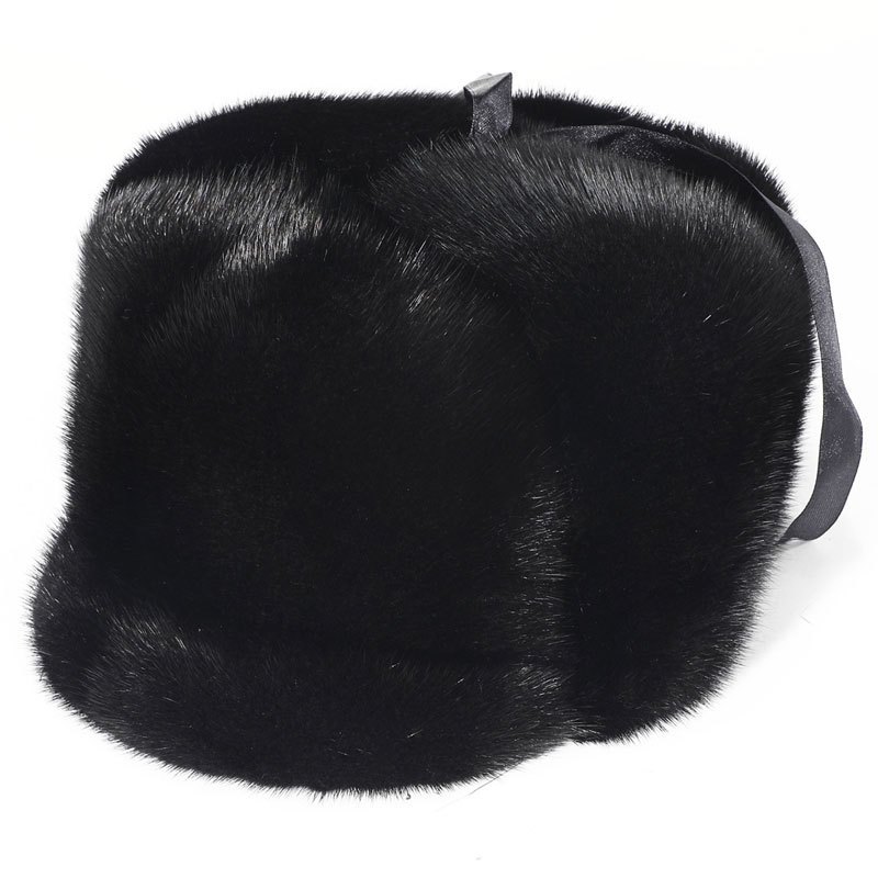 jeepspirit吉普高品质男士貂毛帽子保暖帽子视频