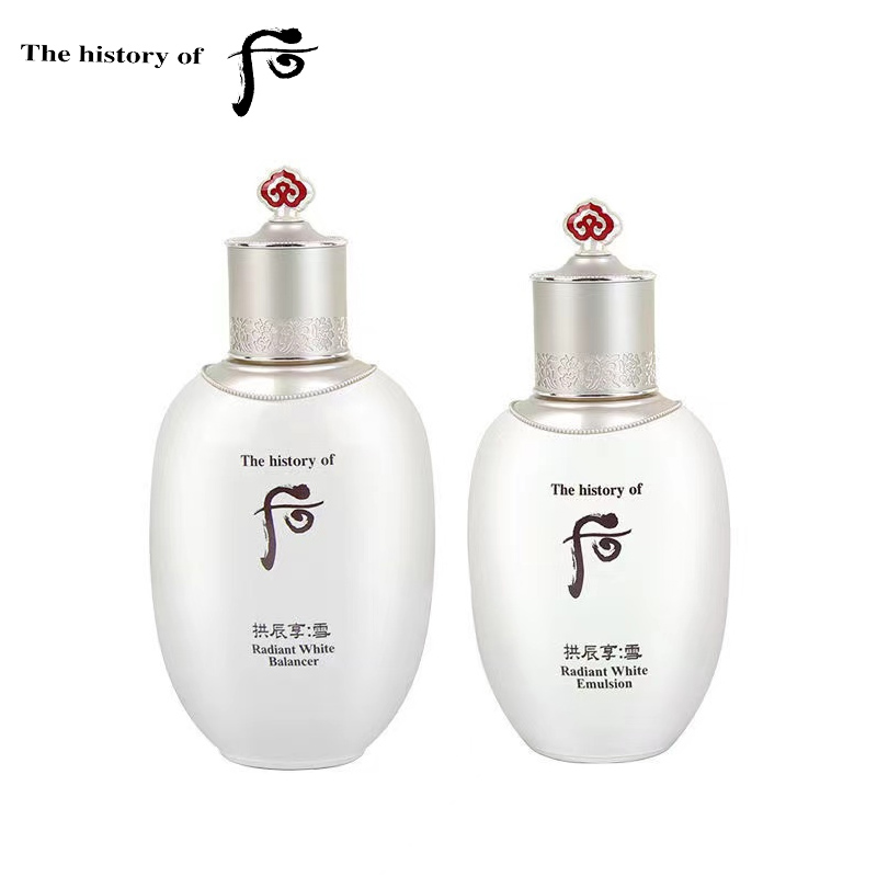 Whoo 后 水乳拱辰享雪玉凝爽肤水乳液焕白补水护肤水150ml乳液110ml单品 水乳 韩国原装进口