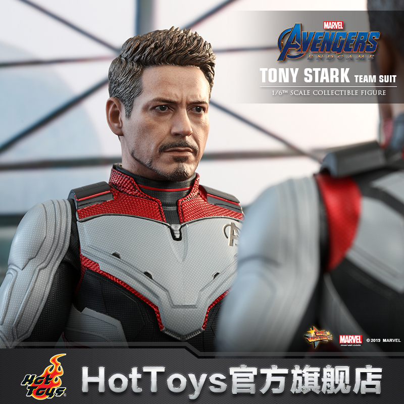 HotToys复联4托尼(复仇者团队服装)1:6比例珍藏人偶高清大图