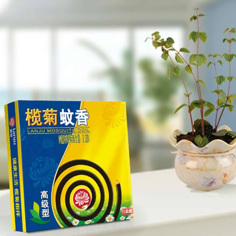 榄菊 超长特大盘无烟温和 高级型蚊香(60盒/箱)