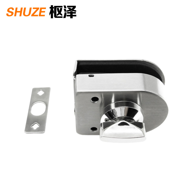 枢泽 玻璃门锁 105*56*39mm 把