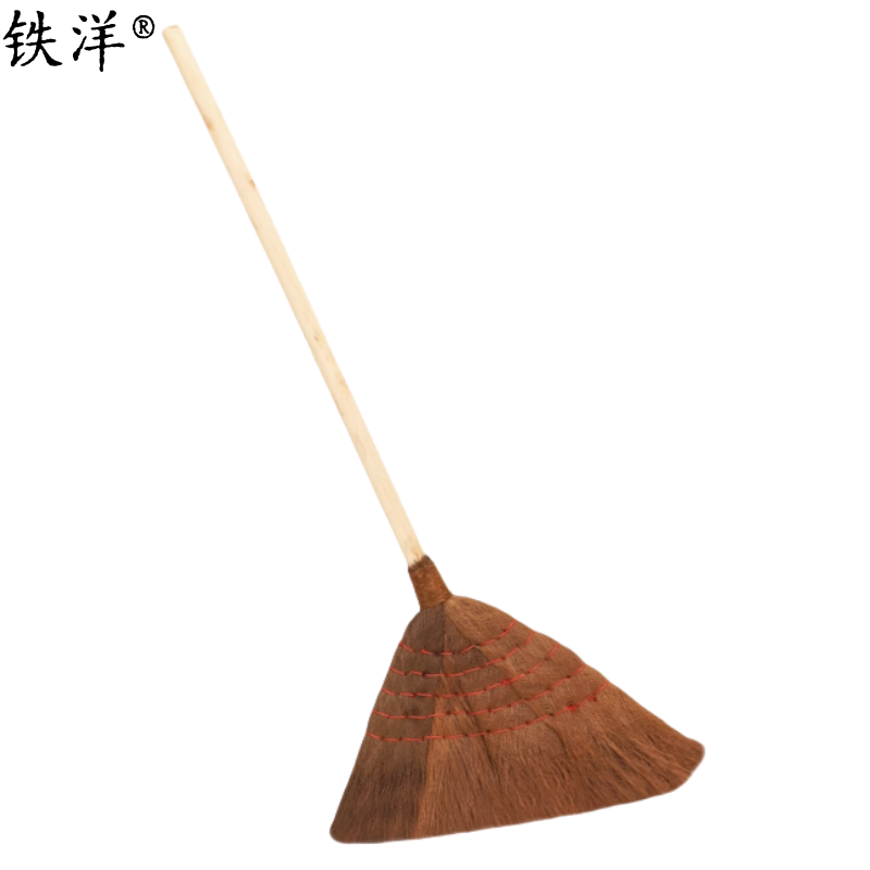 铁洋 鬃毛扫把 加大加厚牛角款 把高清大图