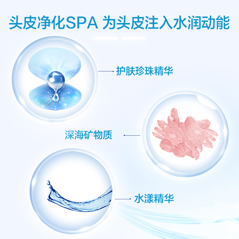 海飞丝(Head & Shoulders) 头皮净化洗发露 丝源复活组合 530ML