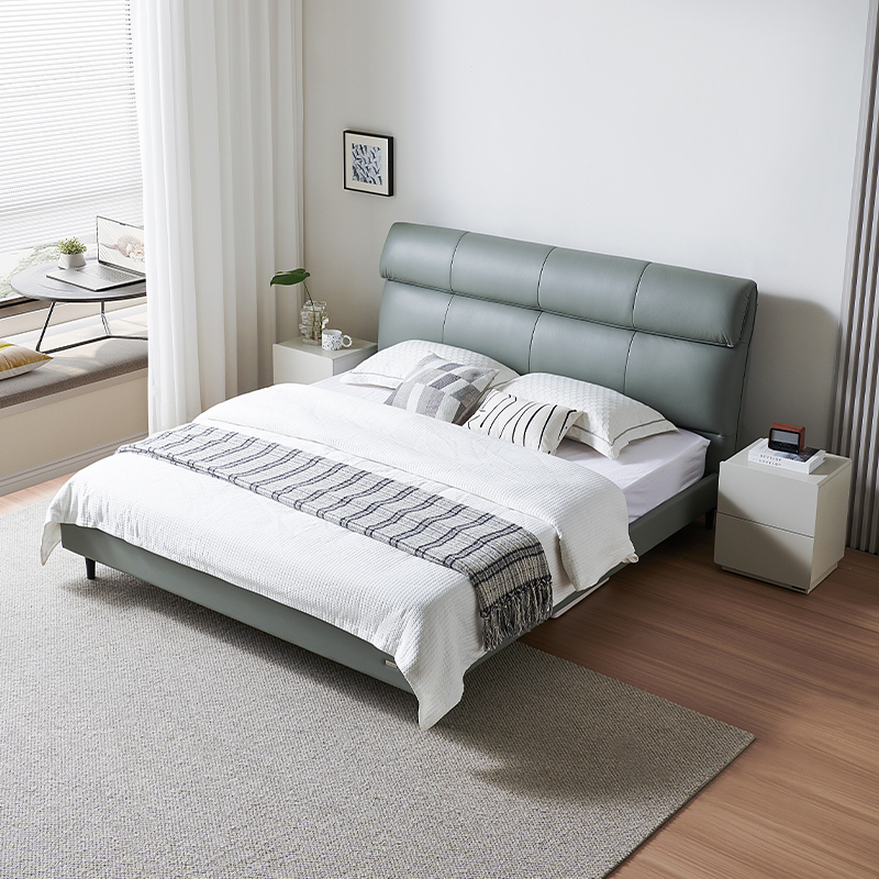 5米1.8米主卧次卧软床双人皮床116062