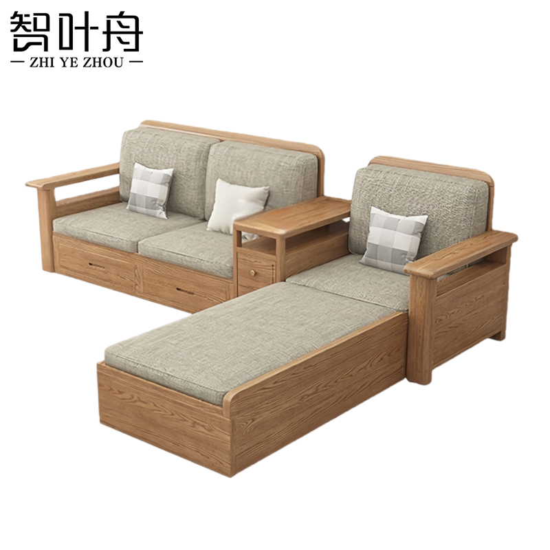 智叶舟沙发组合240*175*88cm套高清大图