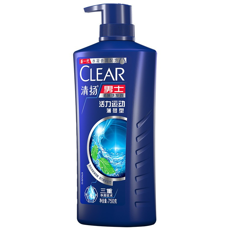 清扬 活力运动薄荷型 750ml
