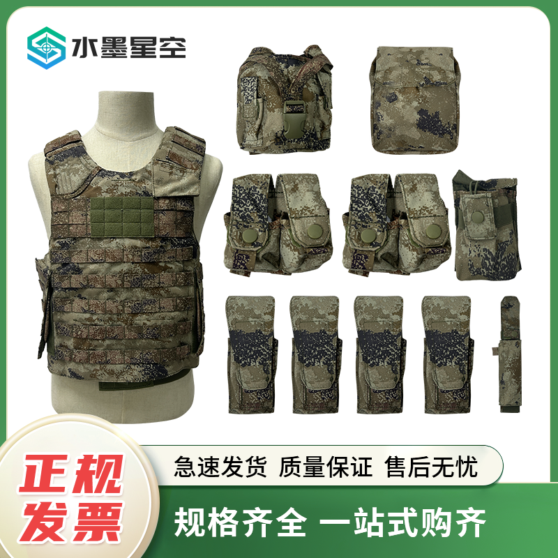 水墨星空新式携行具 户外战术背心携行具装具防护装备 荒漠星空11件套
