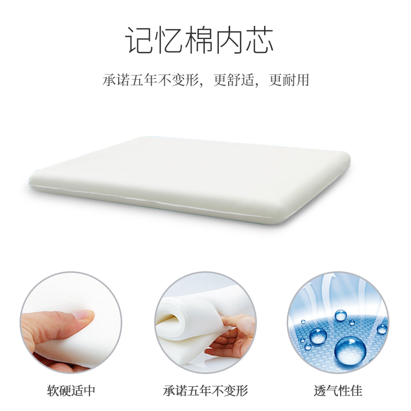 美帮汇记忆海绵软垫子电脑座椅垫久坐不累护腰屁股坐垫高清大图