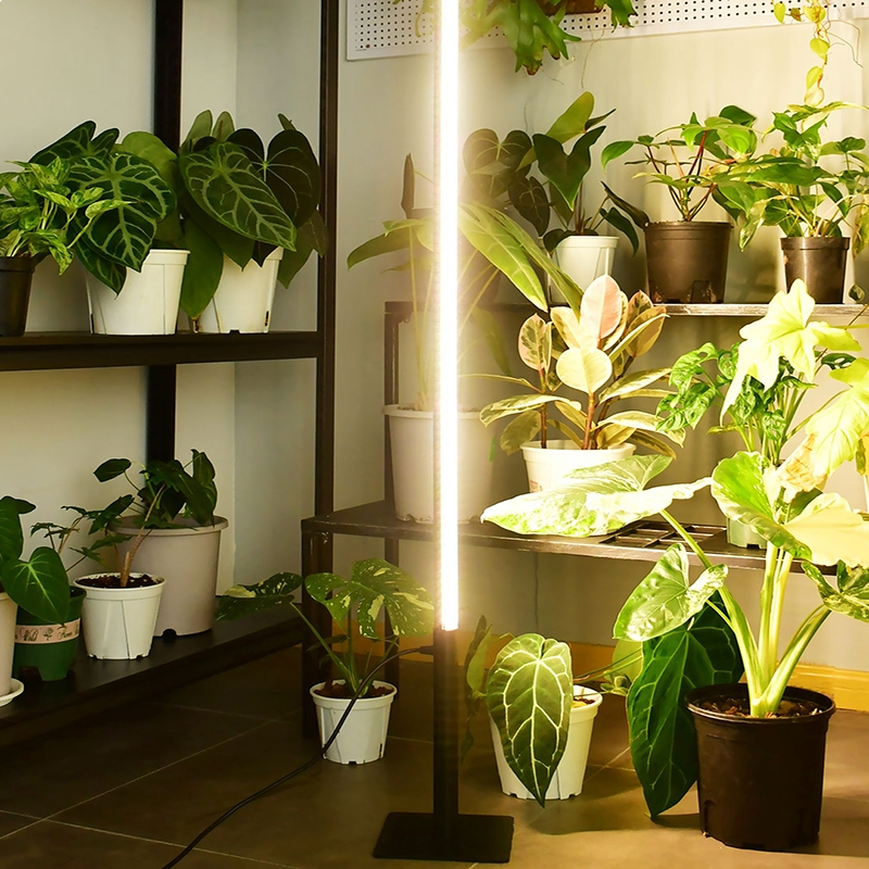 古达植物补光灯室内光谱仿太阳光合作用侧发光落地式花架绿植生长灯