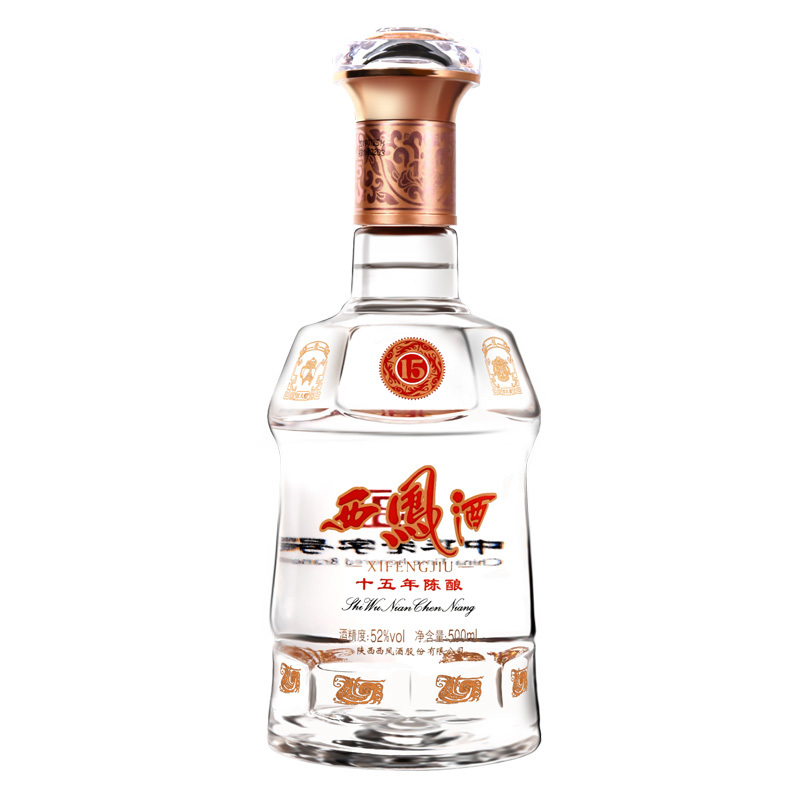 西凤酒 十五年陈酿 52度 500ml*6瓶整箱非原箱 凤香型白酒