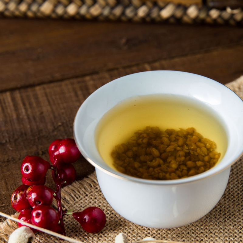 陕西靖边特产黄土谣黑苦荞茶500g罐黑苦荞1罐