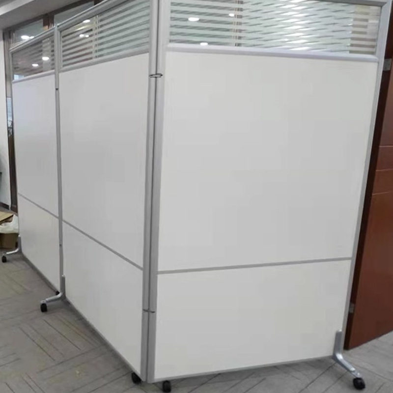 双朗 可移动屏风隔断 SL-TL1032WT 1000*2000*32mm 白色 块高清大图