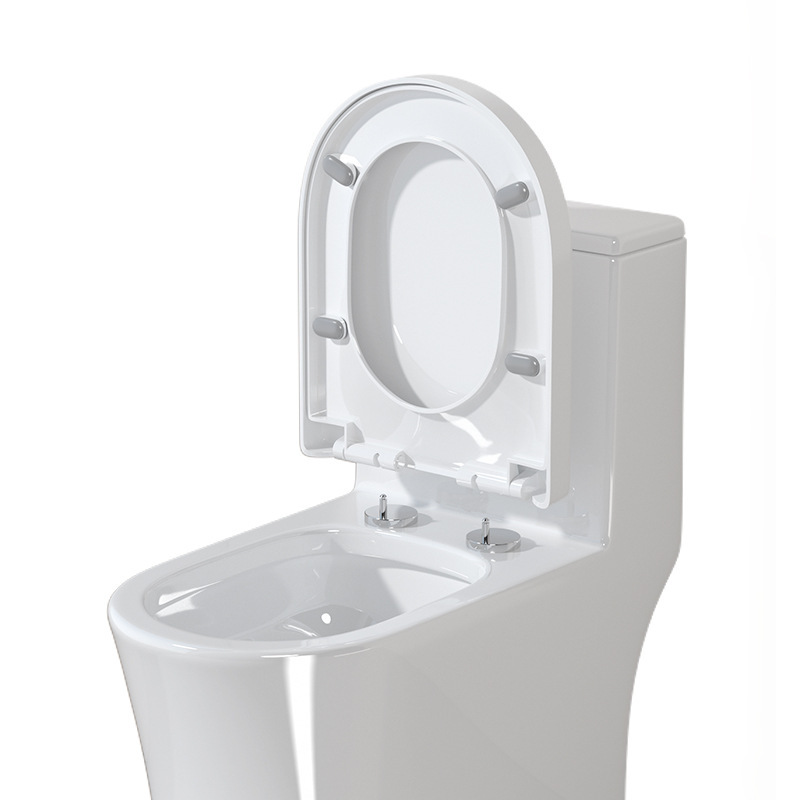 SUXINGAUTO马桶盖家用通用加厚缓降坐便盖厕所板抽水马桶座便圈U型高清大图