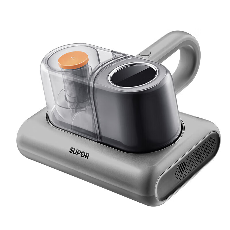 苏泊尔(SUPOR)RC-T907手持家用吸尘尘螨感应UV紫外线杀菌滚刷除螨仪0.52L(单位:台)灰色