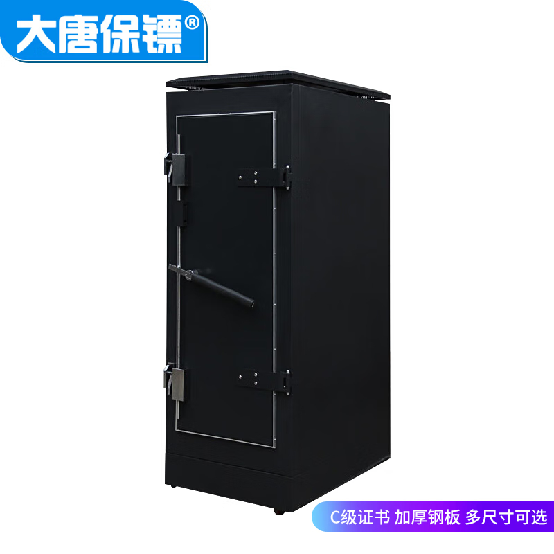 大唐保镖 屏蔽机柜42u C级 网络 服务器 密码锁电磁屏蔽柜 保密 涉密机柜2200*700*980 A97942高清大图