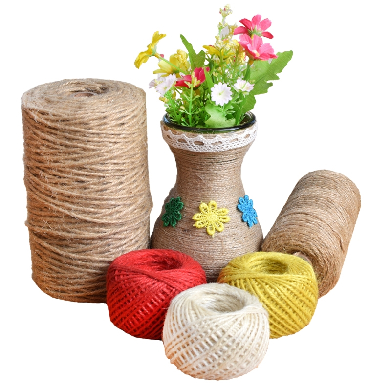 麻绳绳子手工diy材料粗细编织网格照片墙吊牌闪电客捆绑绳复古麻线