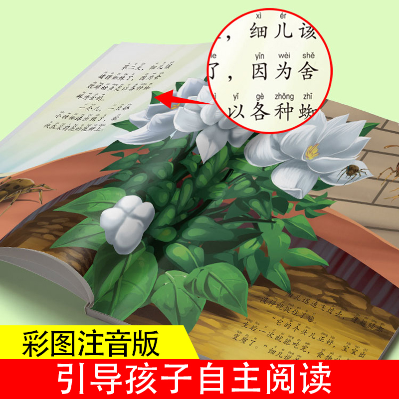 [醉染正版]法布尔昆虫记美绘本全套12册彩图注音版 小学生阅读科普课外书 幼儿昆虫启蒙绘本宝宝亲子读物故事书 儿童科普百高清大图