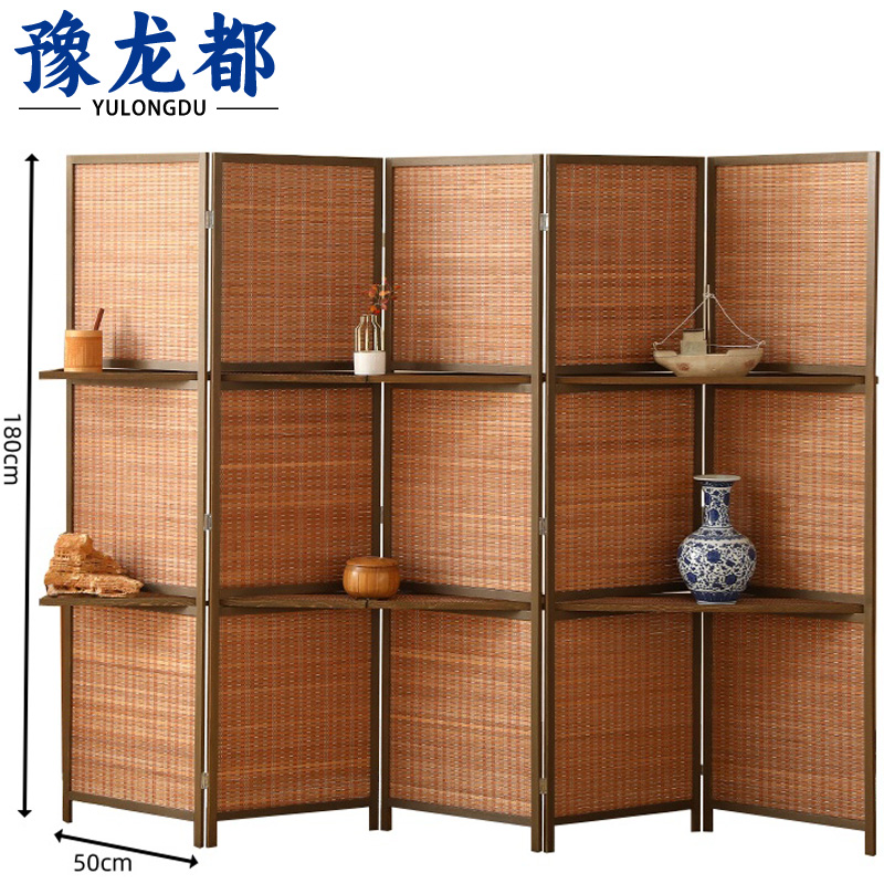 豫龙都 折叠屏风 五扇个