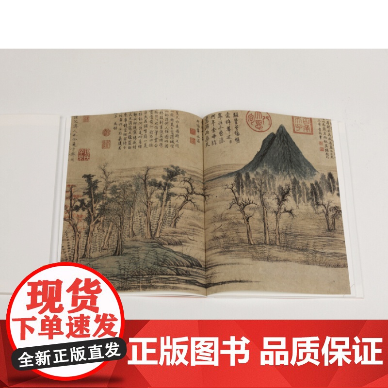 赵孟頫双松平远图鹊华秋色图 上海书画出版社著中国绘画名品古意论思想北宋李郭画派水墨唐王维五代董源周密山水 上海书画出版社高清大图